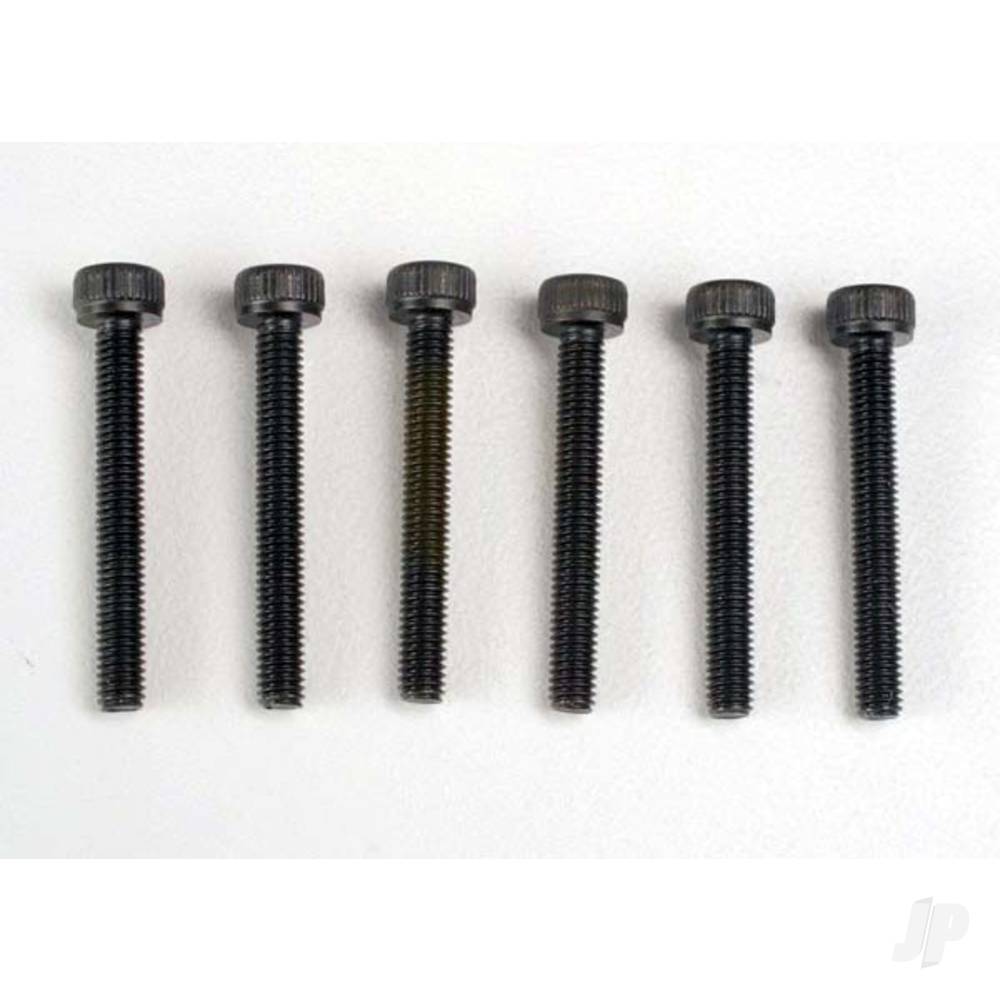 Traxxas Header screws, 3x23mm cap hex screws (6 pcs) TRX2556