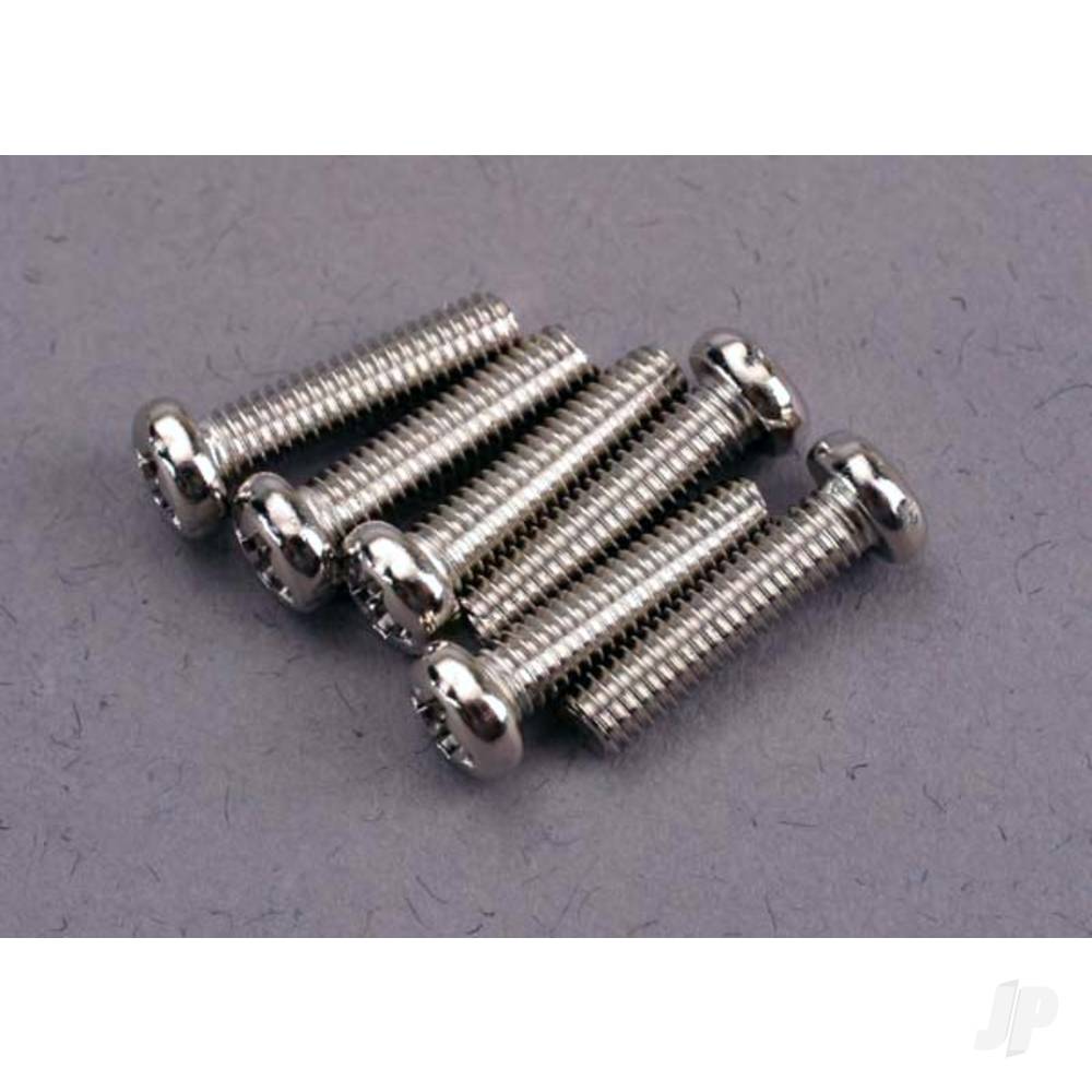 Traxxas Screws, 3x12mm roundhead machine (6 pcs) TRX2561