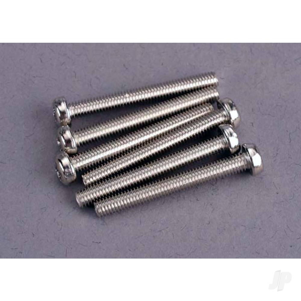 Traxxas Screws, 3x25mm roundhead machine (6 pcs) TRX2569