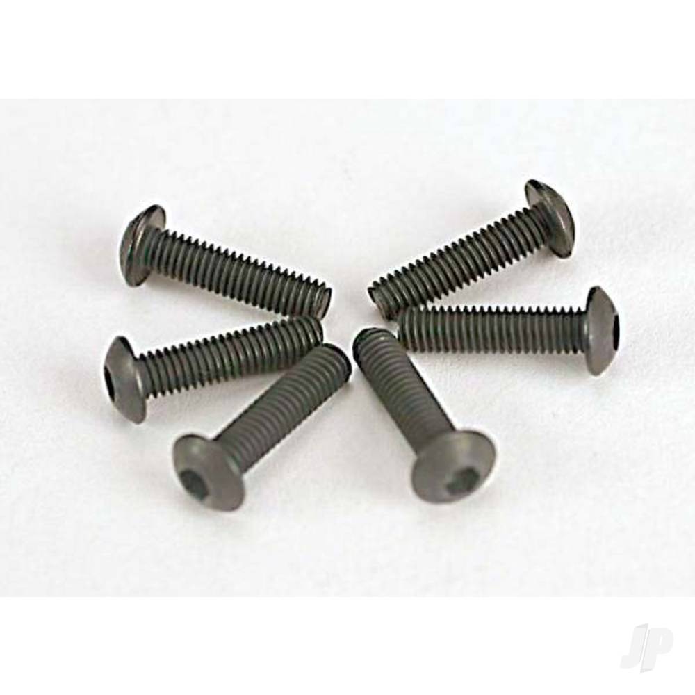 Traxxas Screws, 3x12mm button-head machine (hex drive) (6 pcs) TRX2578