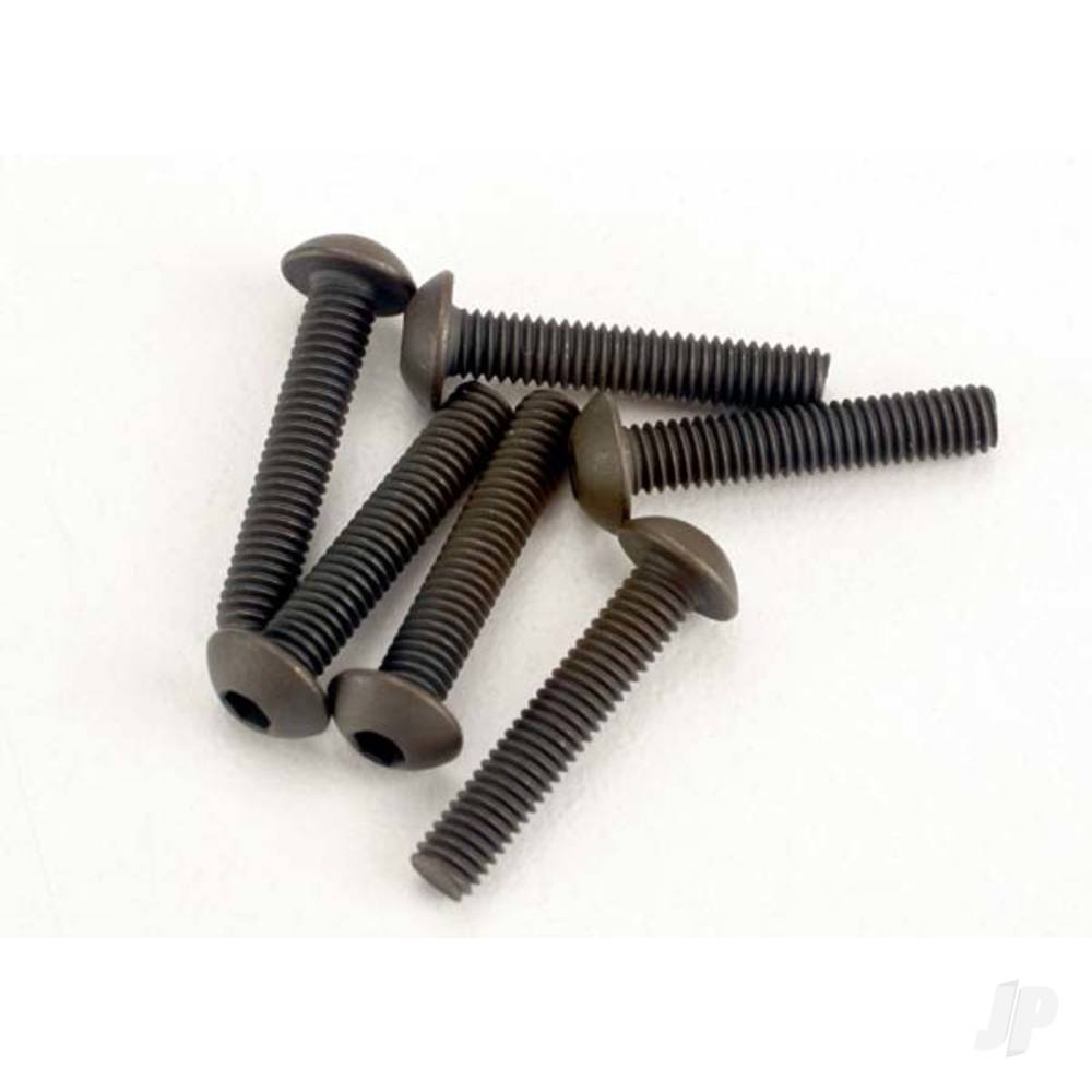 Traxxas Screws, 3x15mm button-head machine (hex drive) (6 pcs) TRX2579