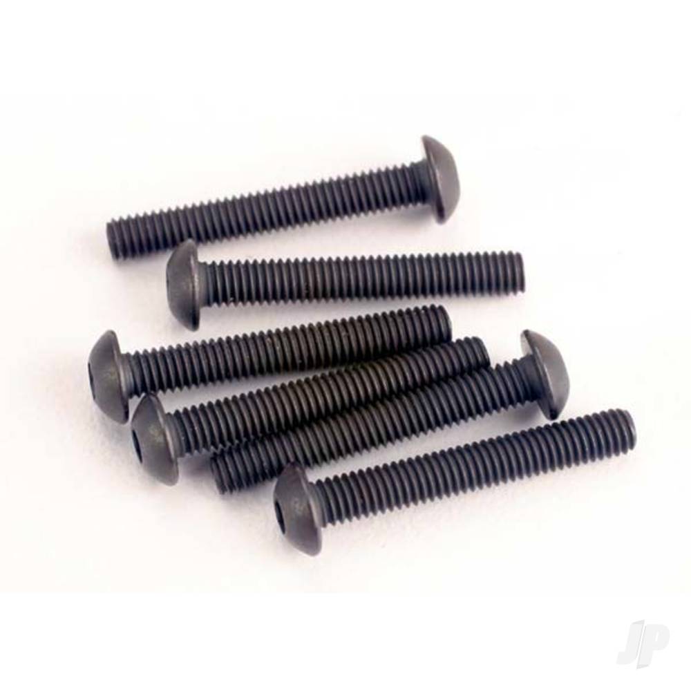 Traxxas Screws, 3x20mm button-head machine (hex drive) (6 pcs) TRX2580