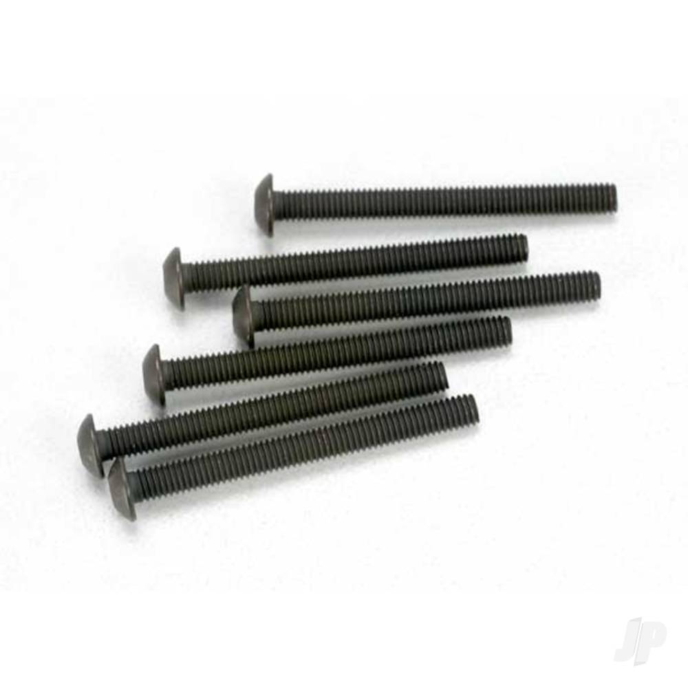 Traxxas Screws, 3x30mm button-head machine (hex drive) (6 pcs) TRX2582