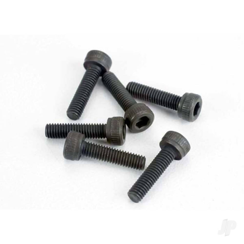 Traxxas Head screws, 3x12mm cap-head machine (hex drive) (6 pcs) (TRX 2.5, 2.5R, 3.3) TRX2584