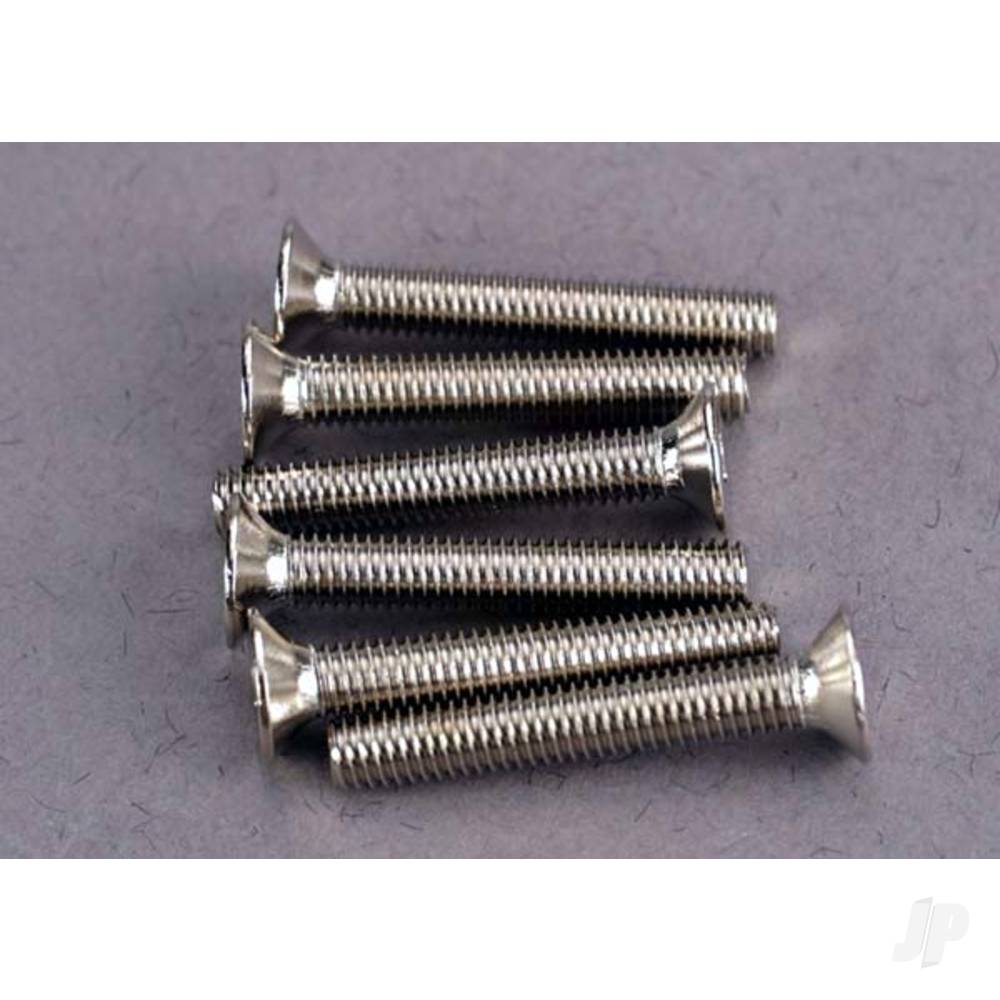 Traxxas Screws, 3x20mm countersunk machine screws (6 pcs) TRX2590