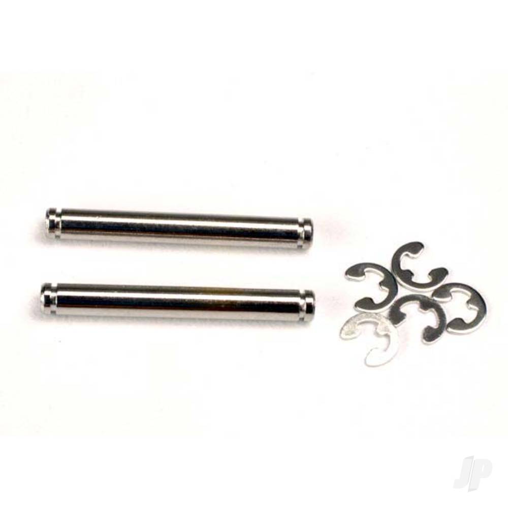 Traxxas Suspension pins, 26mm (kingpins) (2 pcs) / E-clips (4 pcs) TRX2636