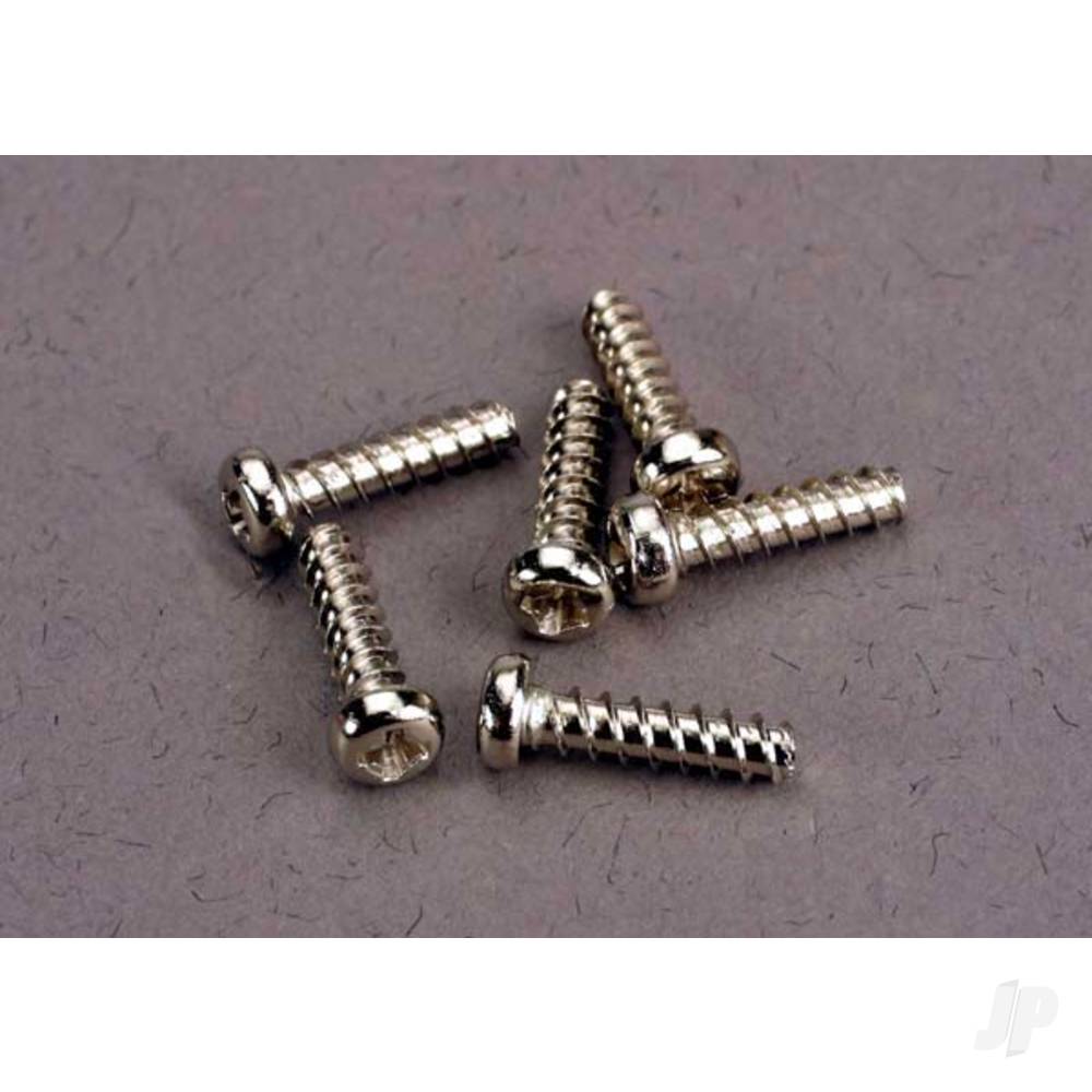 Traxxas Screws, 2.6x10mm roundhead self-tapping (6 pcs) TRX2673