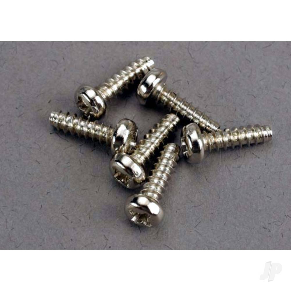 Traxxas Screws, 3x10mm roundhead self-tapping (6 pcs) TRX2675