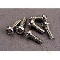 Traxxas Screws, 3x8mm roundhead self-tapping (6 pcs) TRX2682