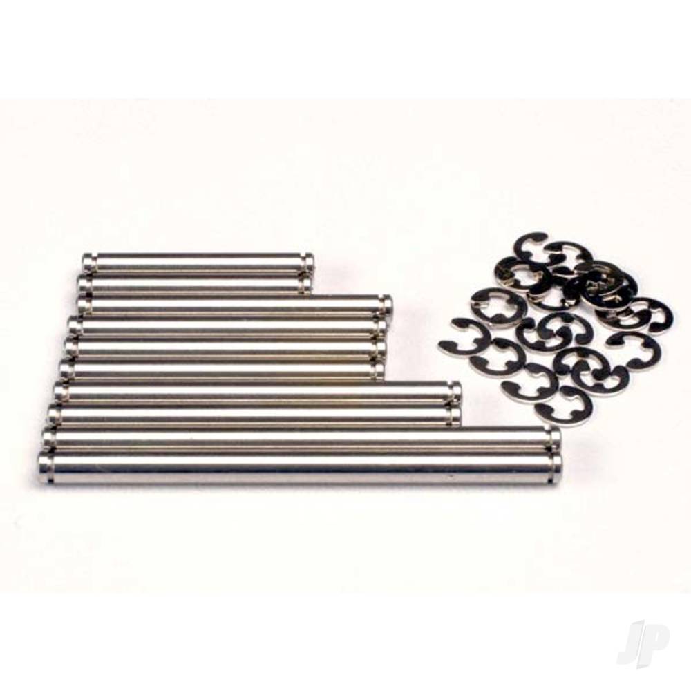 Traxxas Suspension pin Set, stainless Steel ( with E-clips) TRX2739