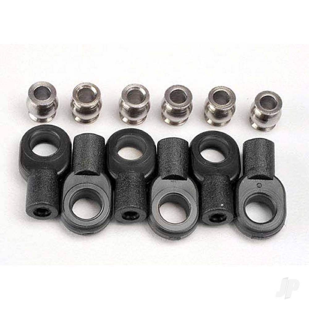 Traxxas Rod ends, Short (6 pcs) / hollow balls (6 pcs) TRX2742X