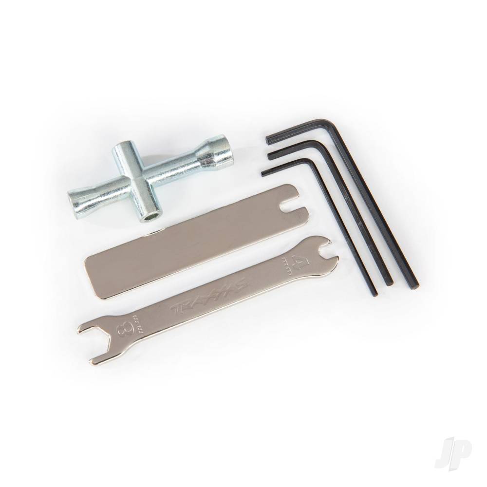 Traxxas Tool set (includes 1.5mm hex wrench / 2.0mm hex wrench / 2.5mm hex wrench/ 4-way wrench/ 8mm & 4mm wrench/ U-joint wrench) TRX2748R