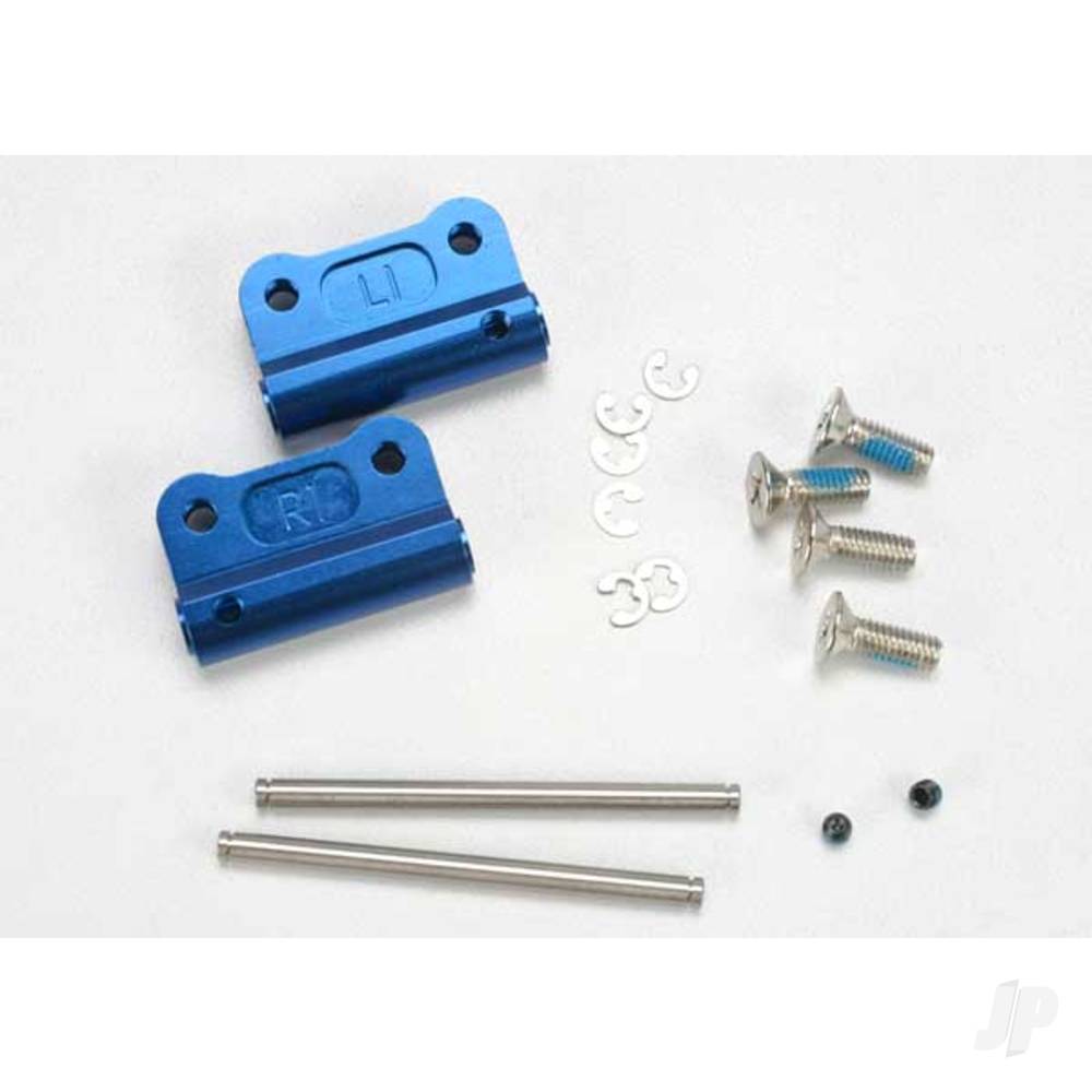 Traxxas Mounts, suspension arm (Blue-anodised 6061-T6 aluminium) (Rear) (+- 1-degree) (left & right) TRX2798X