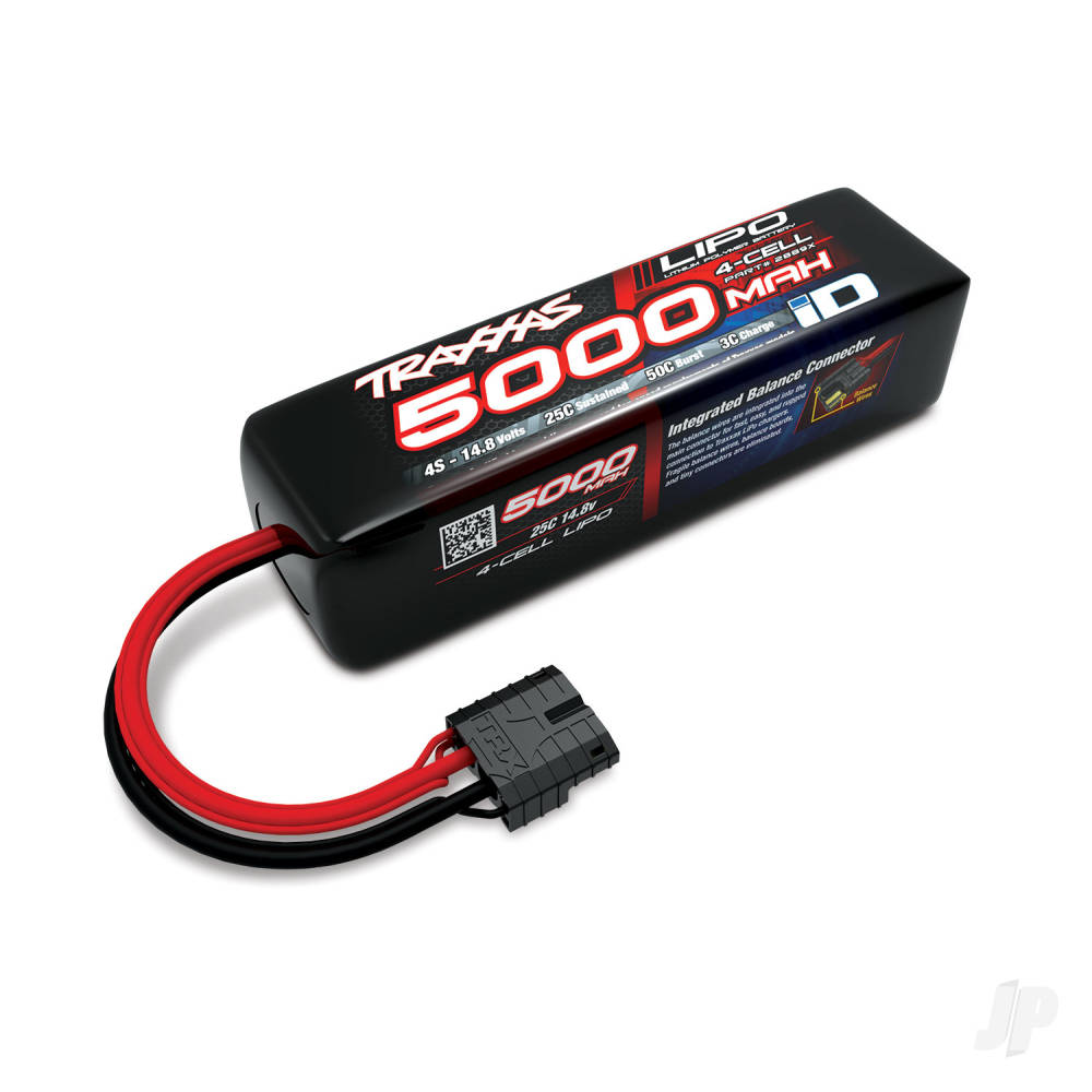 Traxxas LiPo 4S 5000mAh 14.8V 25C iD Power Cell Battery TRX2889X Main