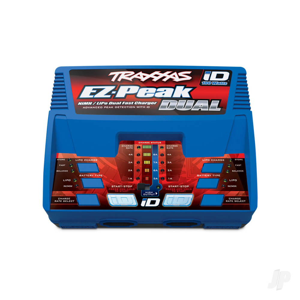 Traxxas EZ-Peak Dual 100W NiMH/LiPo iD Charger TRX2972TX 2