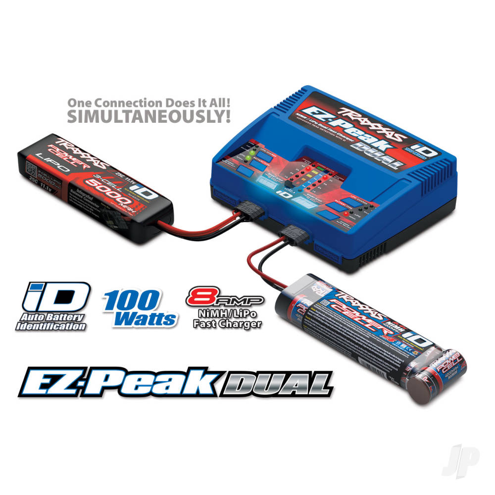 Traxxas EZ-Peak Dual 100W NiMH/LiPo iD Charger TRX2972TX 4