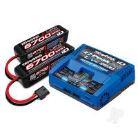 Traxxas iD Completer Pack with 1x EZ-Peak Live Dual Charger &amp; 2x LiPo 4S 6700mAh Battery TRX2997T