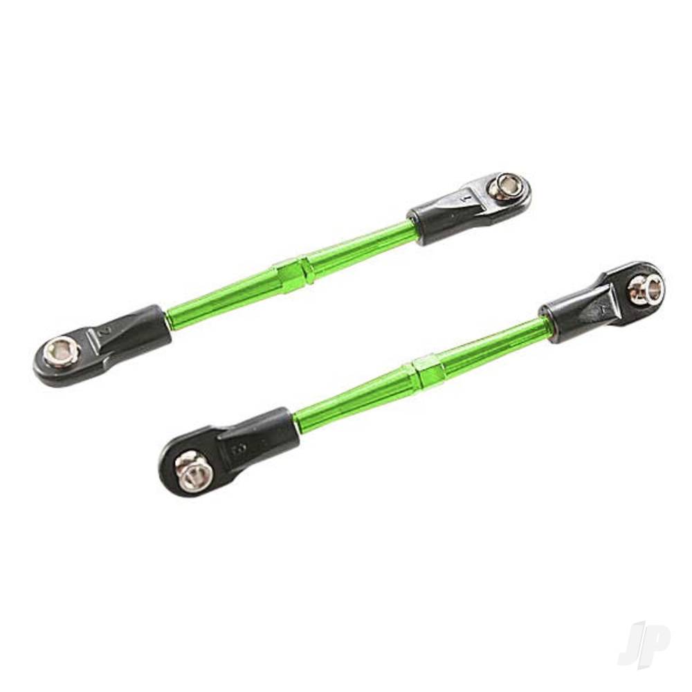 Traxxas Turnbuckles, aluminium (green-anodised), toe links, 59mm (2) (assembled w/ rod ends & hollow balls) (requires 5mm aluminium wrench #5477) TRX3139G
