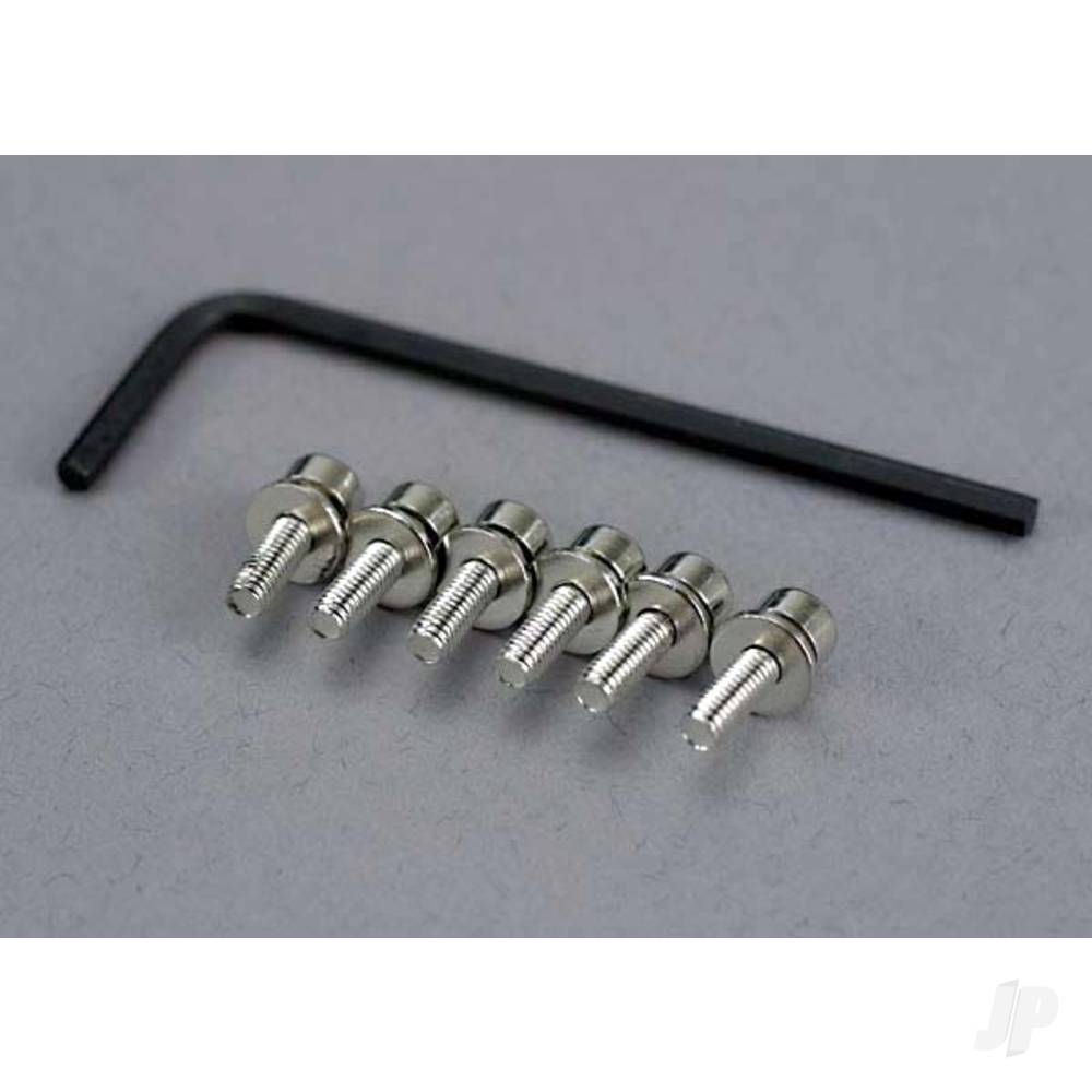 Traxxas Cap-head screws 3x10mm (6 pcs) TRX3159