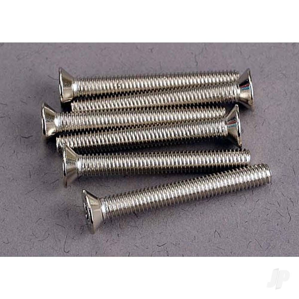 Traxxas Screws, 3x24mm countersunk machine (6 pcs) TRX3162