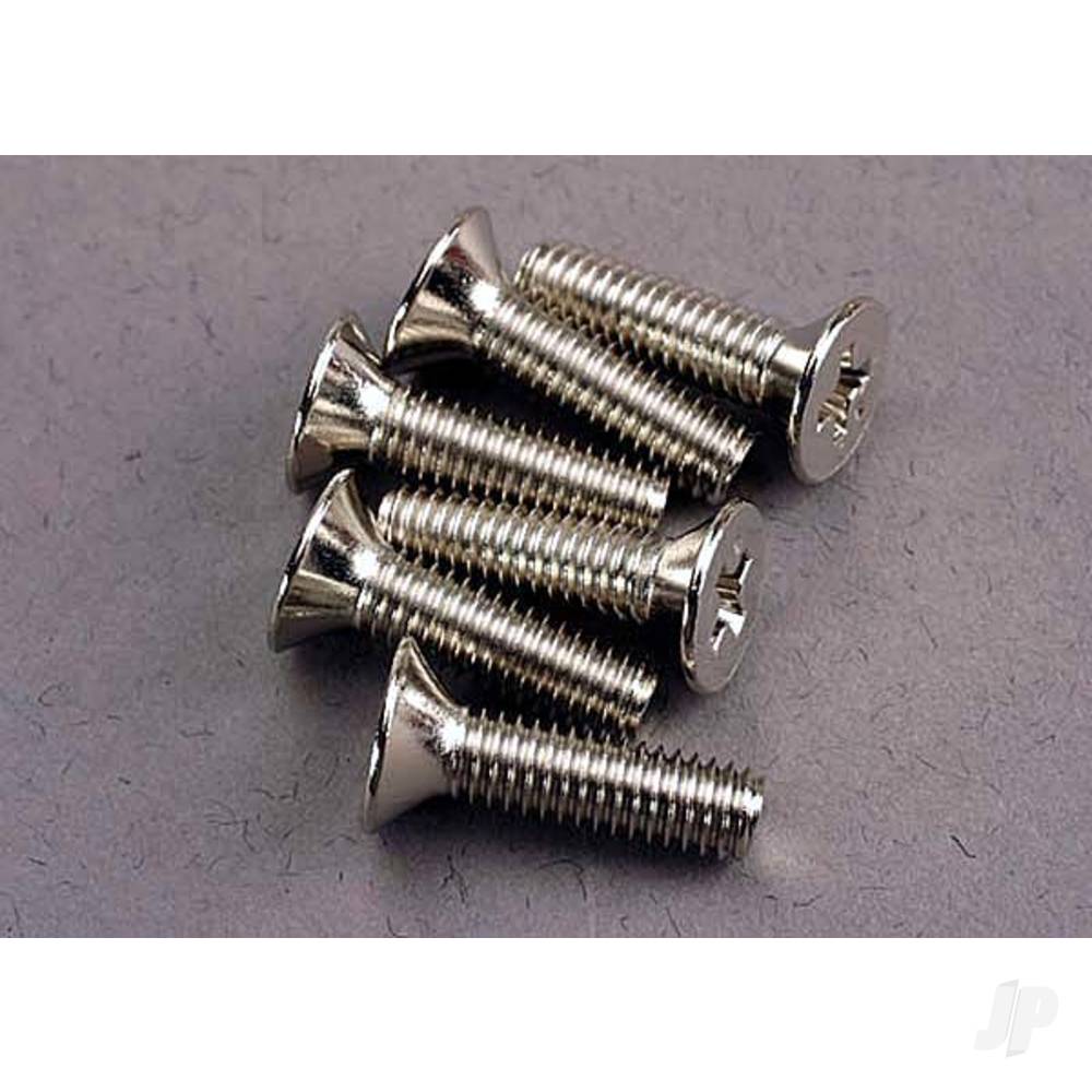 Traxxas Screws, 4x15mm countersunk machine (6 pcs) TRX3167