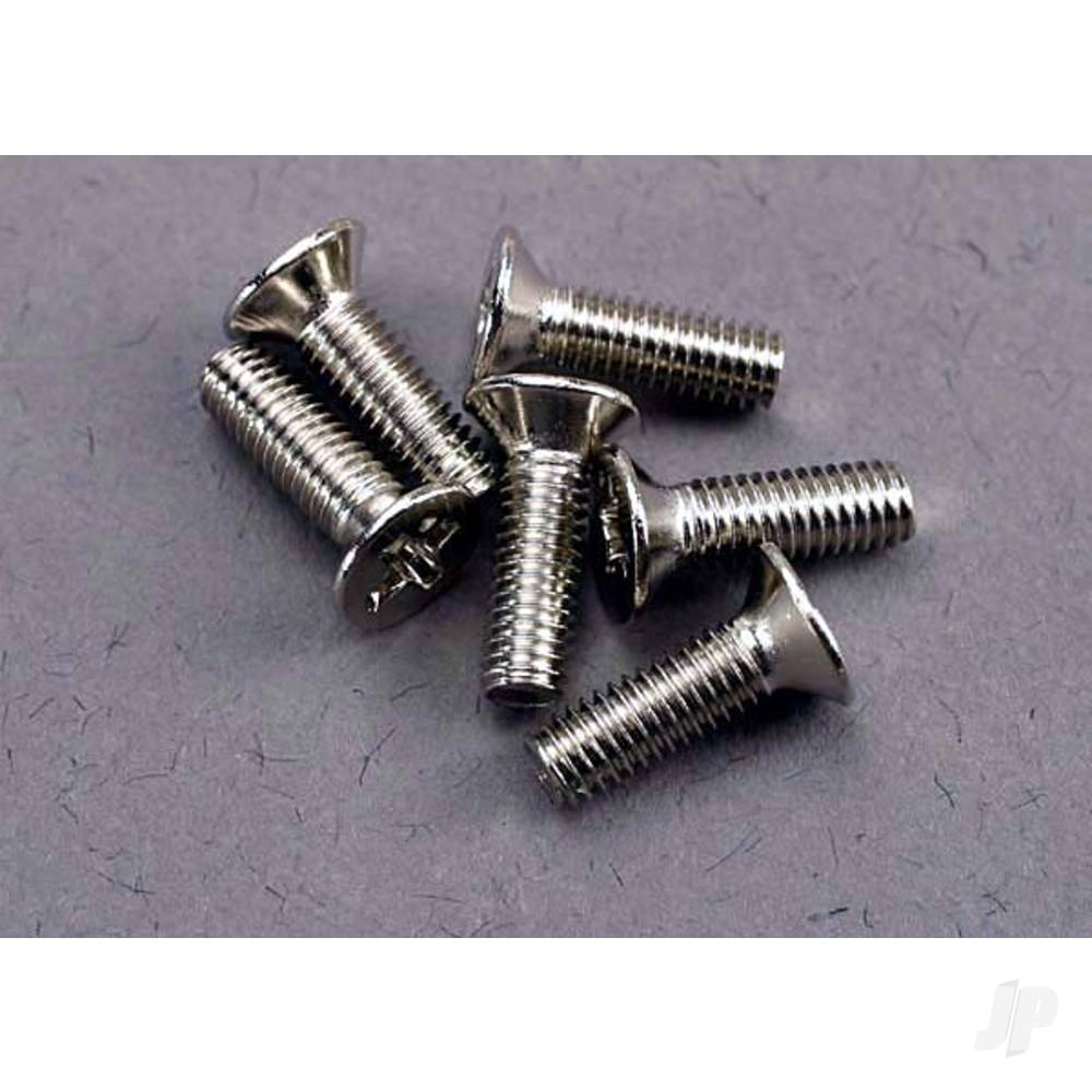 Traxxas Screws, 3x10mm countersunk machine (6 pcs) TRX3177