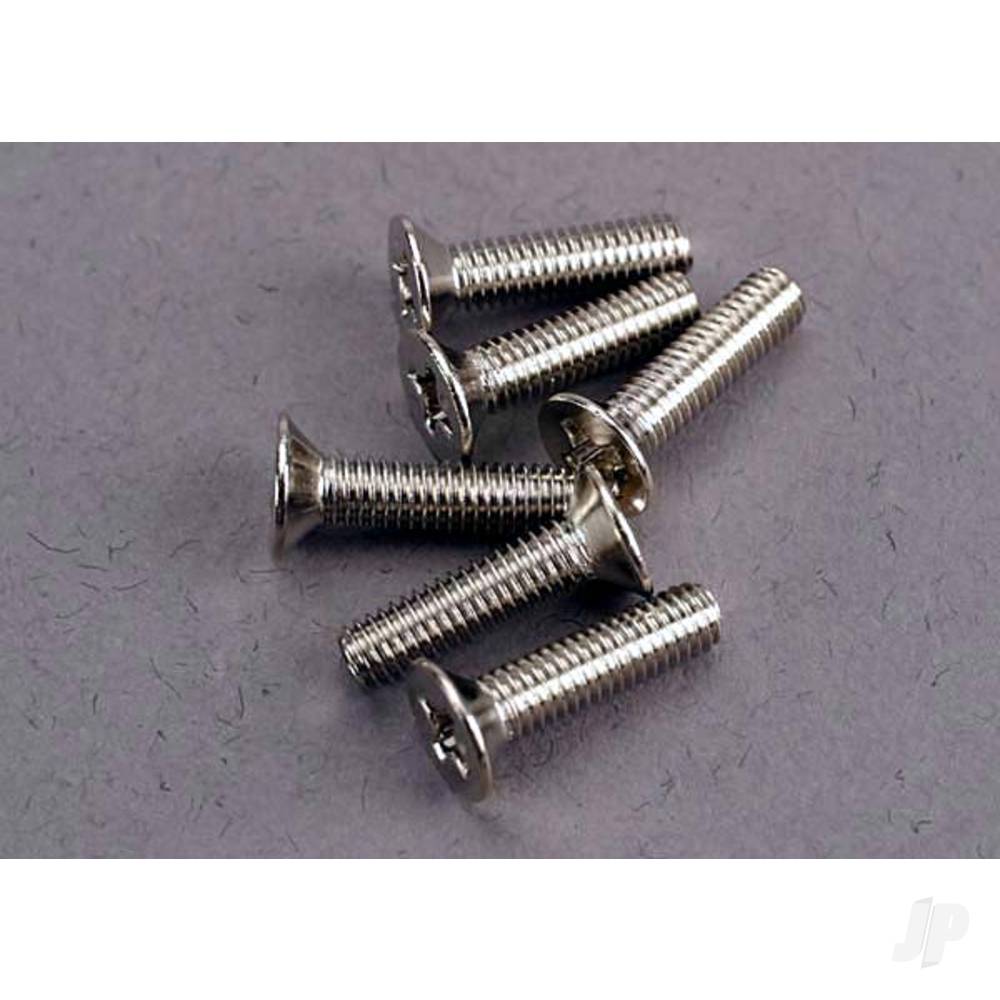 Traxxas Screws, 3x12mm countersunk machine (6 pcs) TRX3178