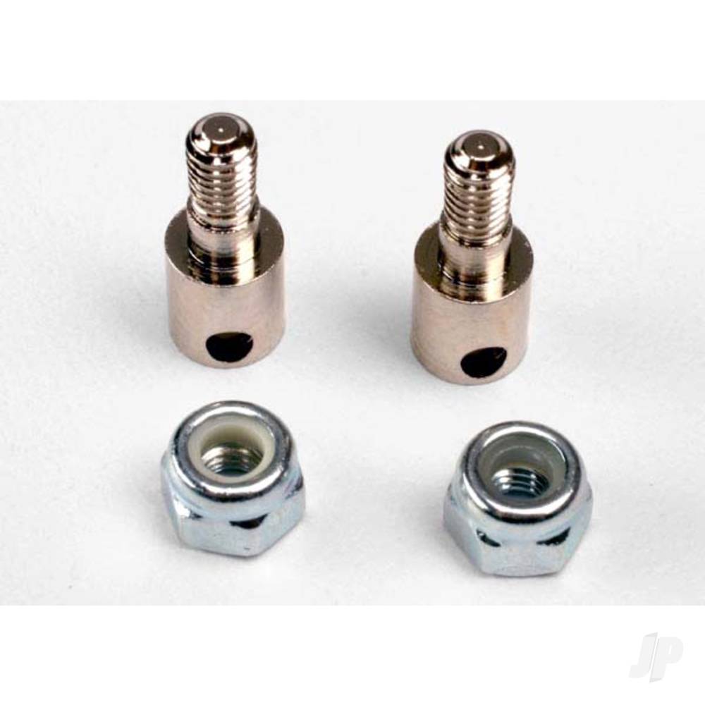 Traxxas Rod guides (2 pcs) / 3mm nylon locknuts (2 pcs) TRX3180