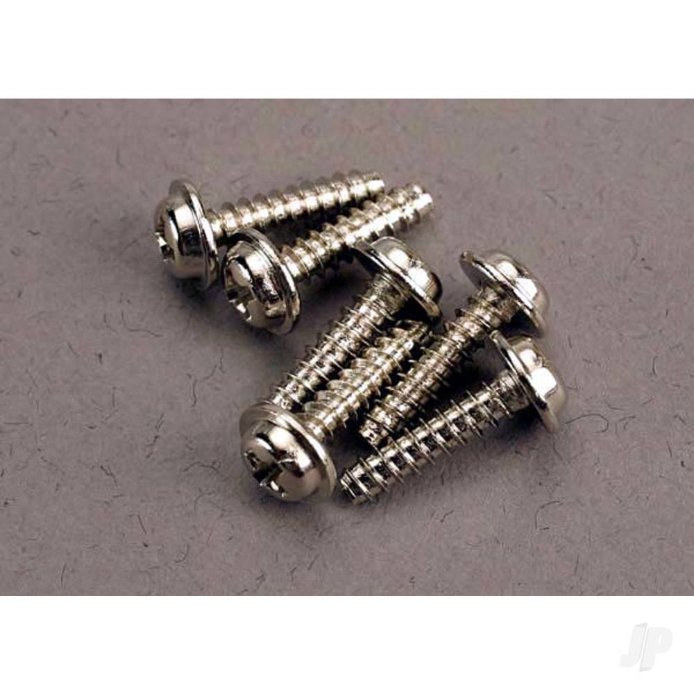 Traxxas Screws, 3x12mm washerhead self-tapping (6 pcs) TRX3286