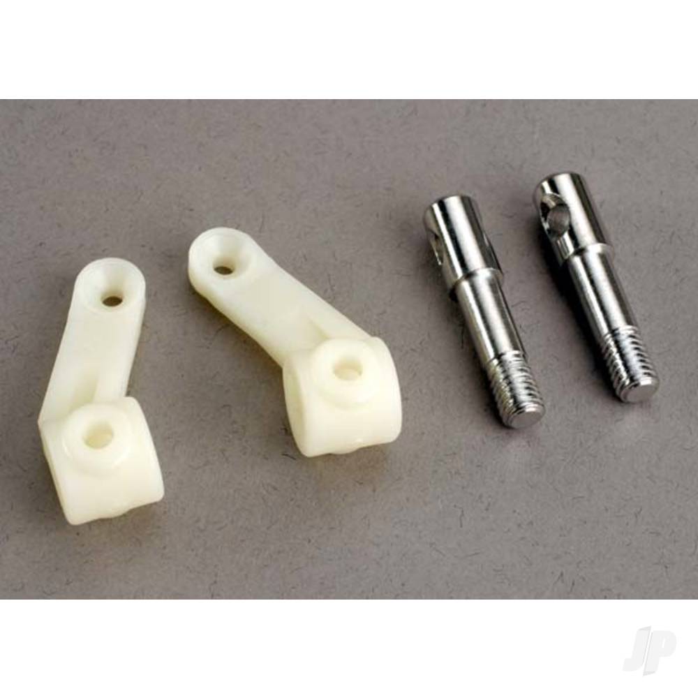 Traxxas Steering blocks & Steel wheel spindles (left & right) TRX3337