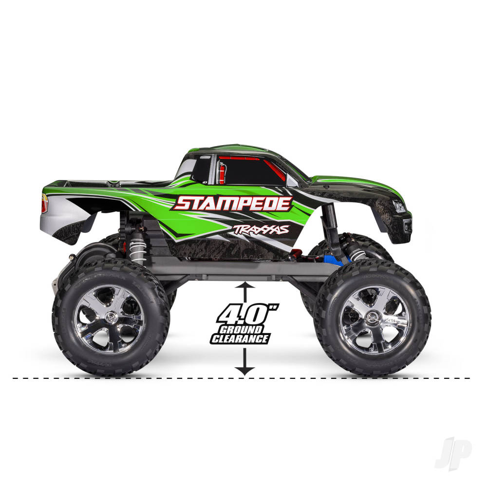 Traxxas Stampede 1:10 2WD RTR Electric Monster Truck, Blue (+ TQ 2-ch, Tit - TRX36054-8-BLUE 13