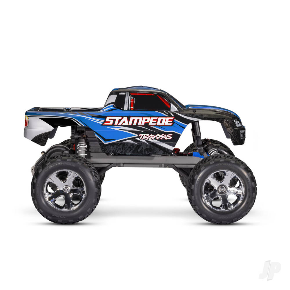 Traxxas Stampede 1:10 2WD RTR Electric Monster Truck, Blue (+ TQ 2-ch, Tit - TRX36054-8-BLUE 2