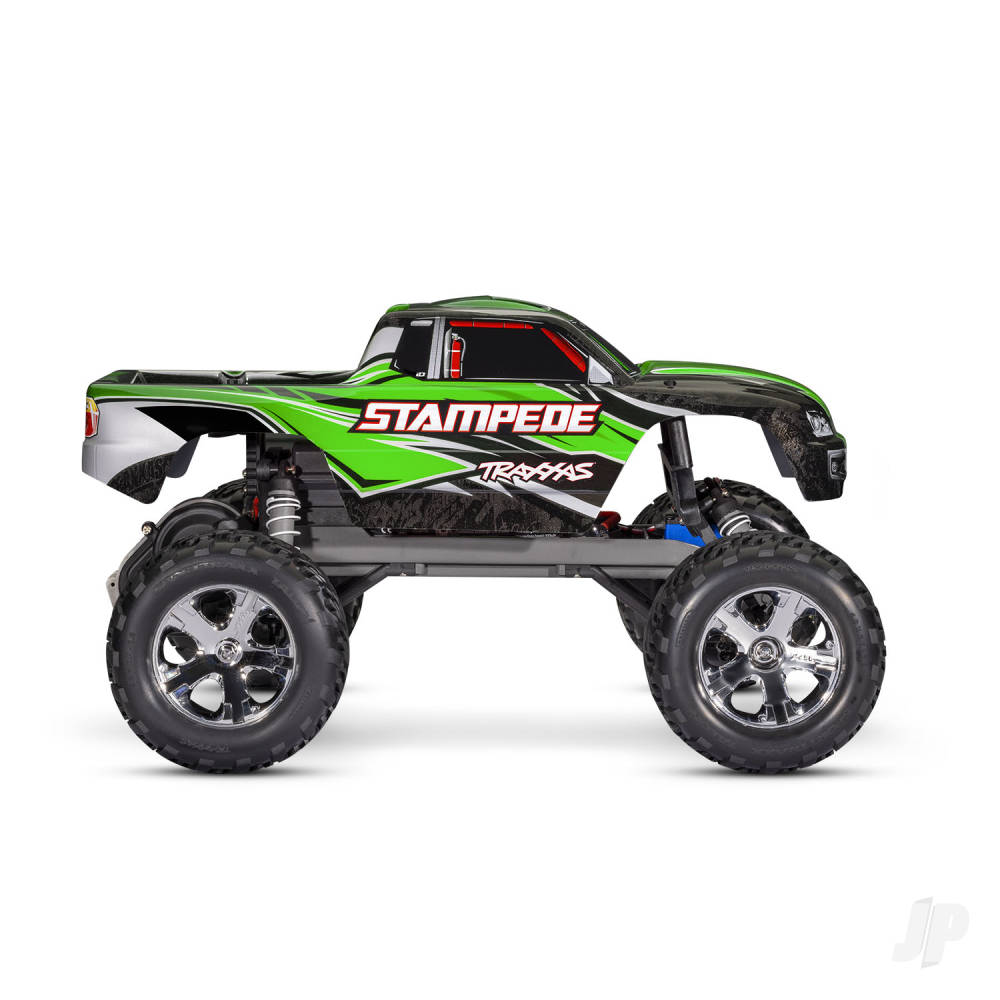 Traxxas Stampede 1:10 2WD RTR Electric Monster Truck, Green (+ TQ 2-ch, Ti - TRX36054-8-GRN 2