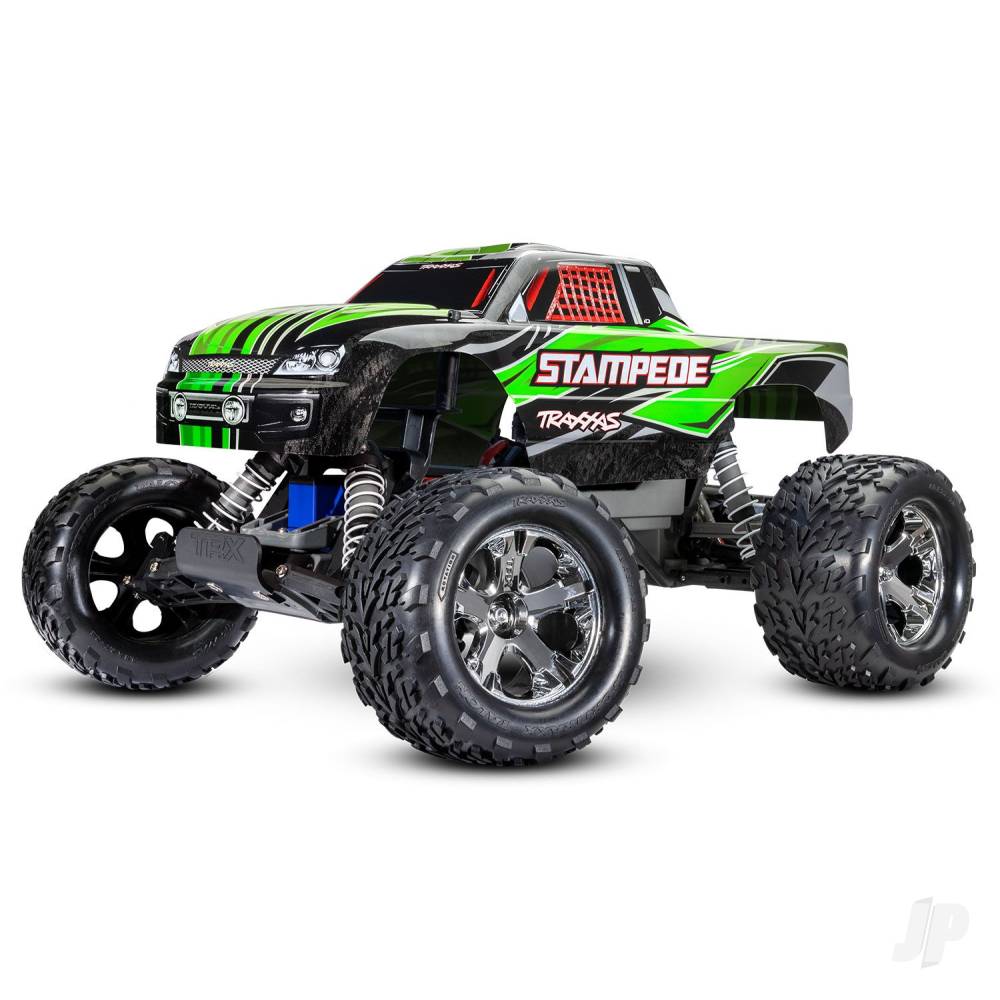 Traxxas Stampede 1:10 2WD RTR Electric Monster Truck, Green (+ TQ 2-ch, Ti - TRX36054-8-GRN Main