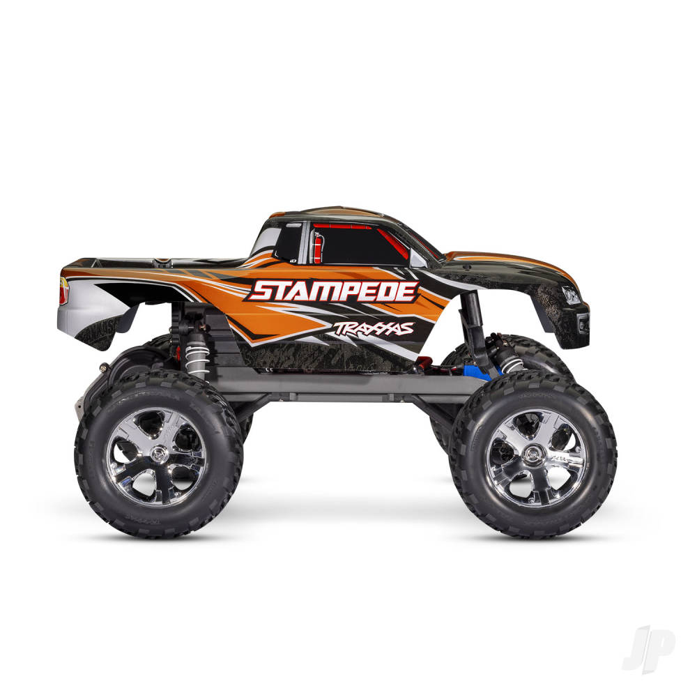 Traxxas Stampede 1:10 2WD RTR Electric Monster Truck, Orange (+ TQ 2-ch, T - TRX36054-8-ORNG 2