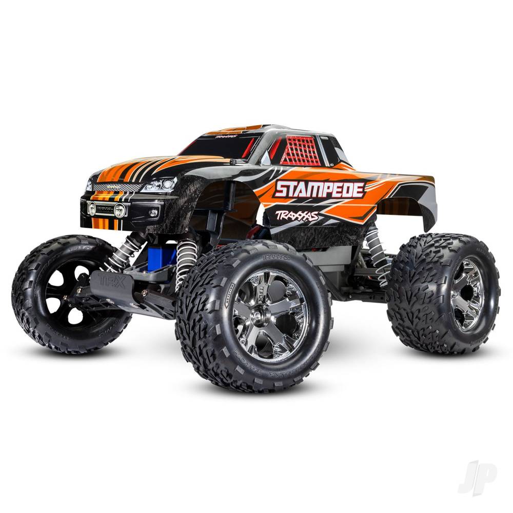 Traxxas Stampede 1:10 2WD RTR Electric Monster Truck, Orange (+ TQ 2-ch, T - TRX36054-8-ORNG Main