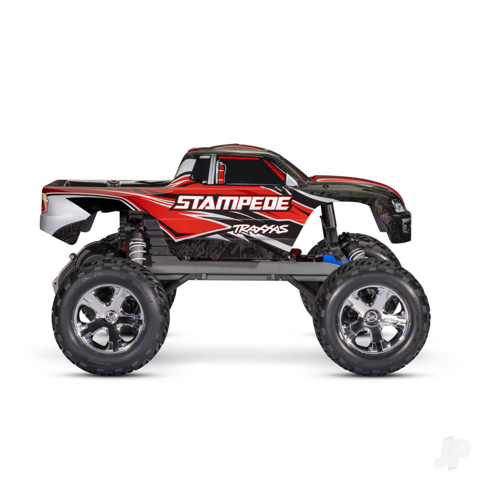 Traxxas Stampede 1:10 2WD RTR Electric Monster Truck, Red (+ TQ 2-ch, Tita - TRX36054-8-RED 2