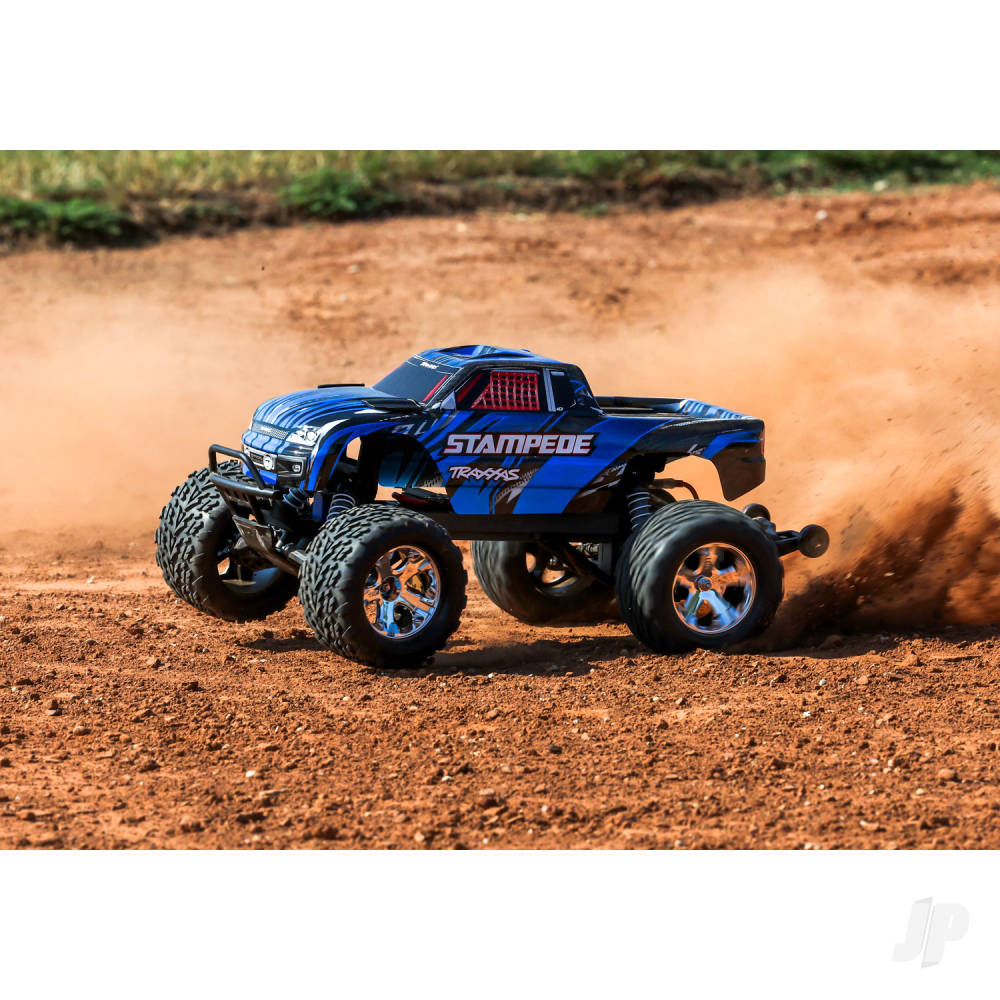 Traxxas Stampede HD 1:10 Electric 2WD RTR Monster Truck, Blue (TRX36254-8-BLUE)