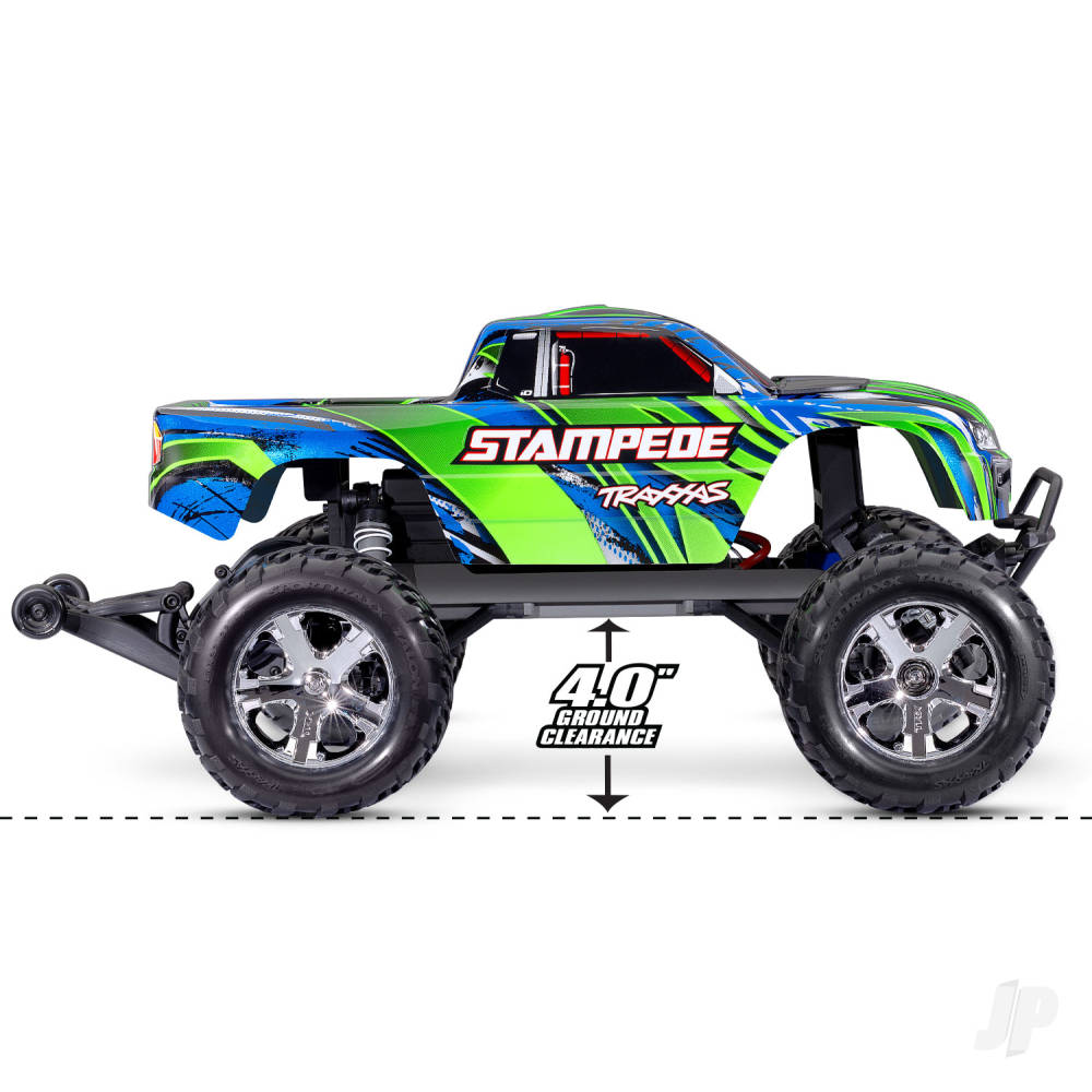 Traxxas Stampede HD 1:10 Electric 2WD RTR Monster Truck, Blue (TRX36254-8-BLUE)