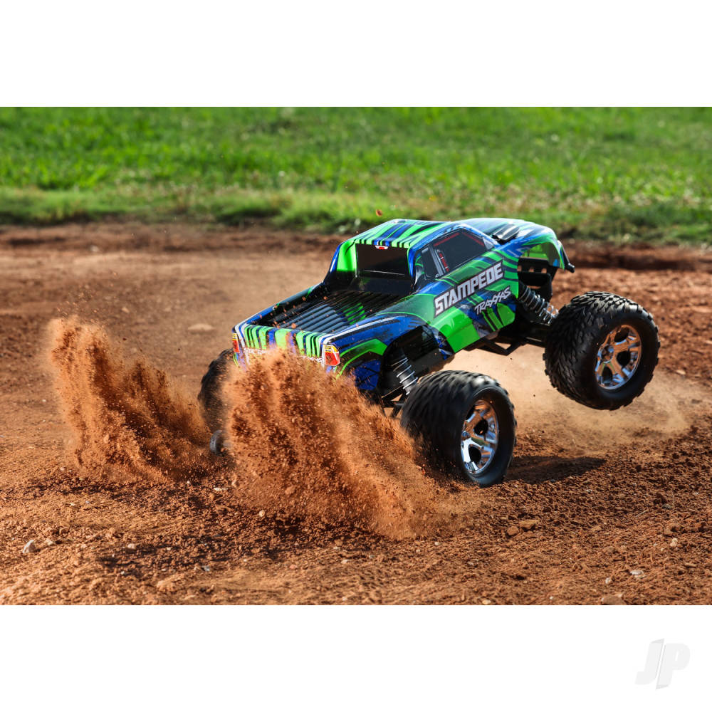 Traxxas Stampede HD 1:10 Electric 2WD RTR Monster Truck, Green (TRX36254-8-GRN)