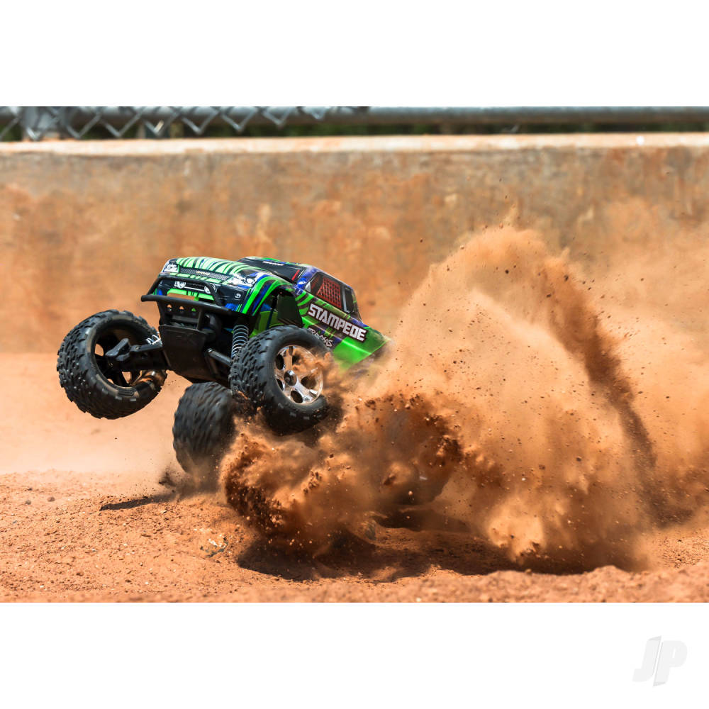 Traxxas Stampede HD 1:10 Electric 2WD RTR Monster Truck, Green (TRX36254-8-GRN)
