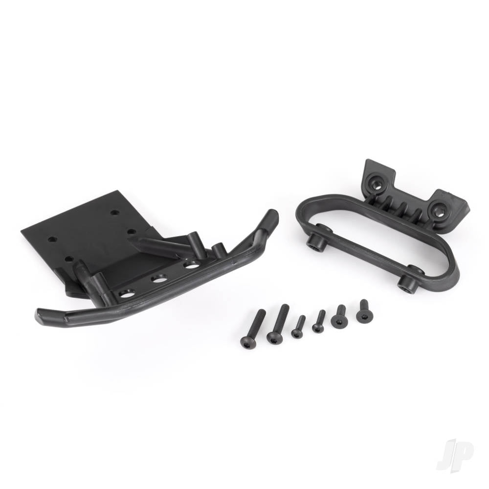 Traxxas Bumper, front/ bumper mount/ 4x12 CCS (2)/ 4x22 BCS (2)/ 3x12 BCS (2) (fits 2WD Stampede) (for LED light kit installation) TRX3635