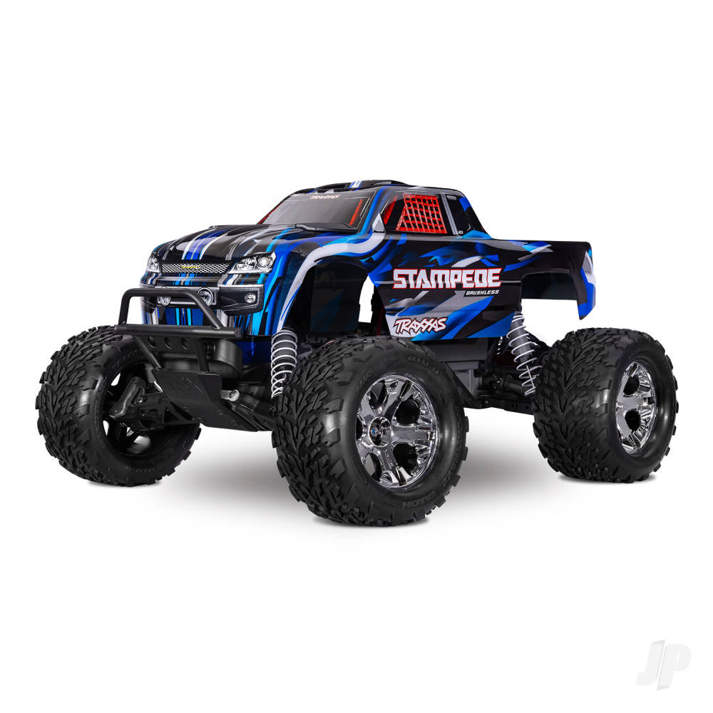 Traxxas Stampede HD BL-2S 1:10 2WD RTR Monster Truck, Blue (TRX36354-4-BLUE)