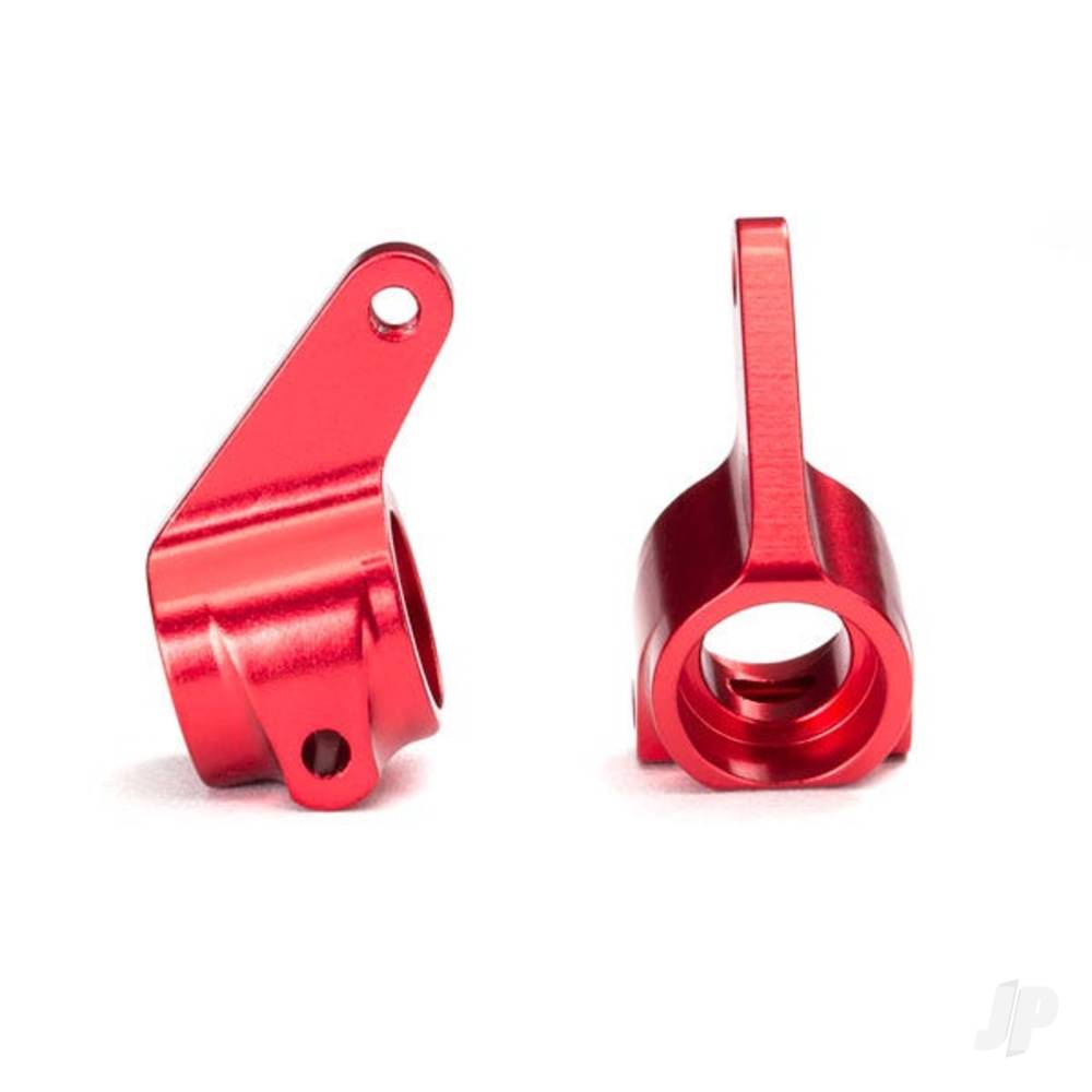 Traxxas Red anodised steering blocks (Rustler, Stampede, Bandit) TRX3636X