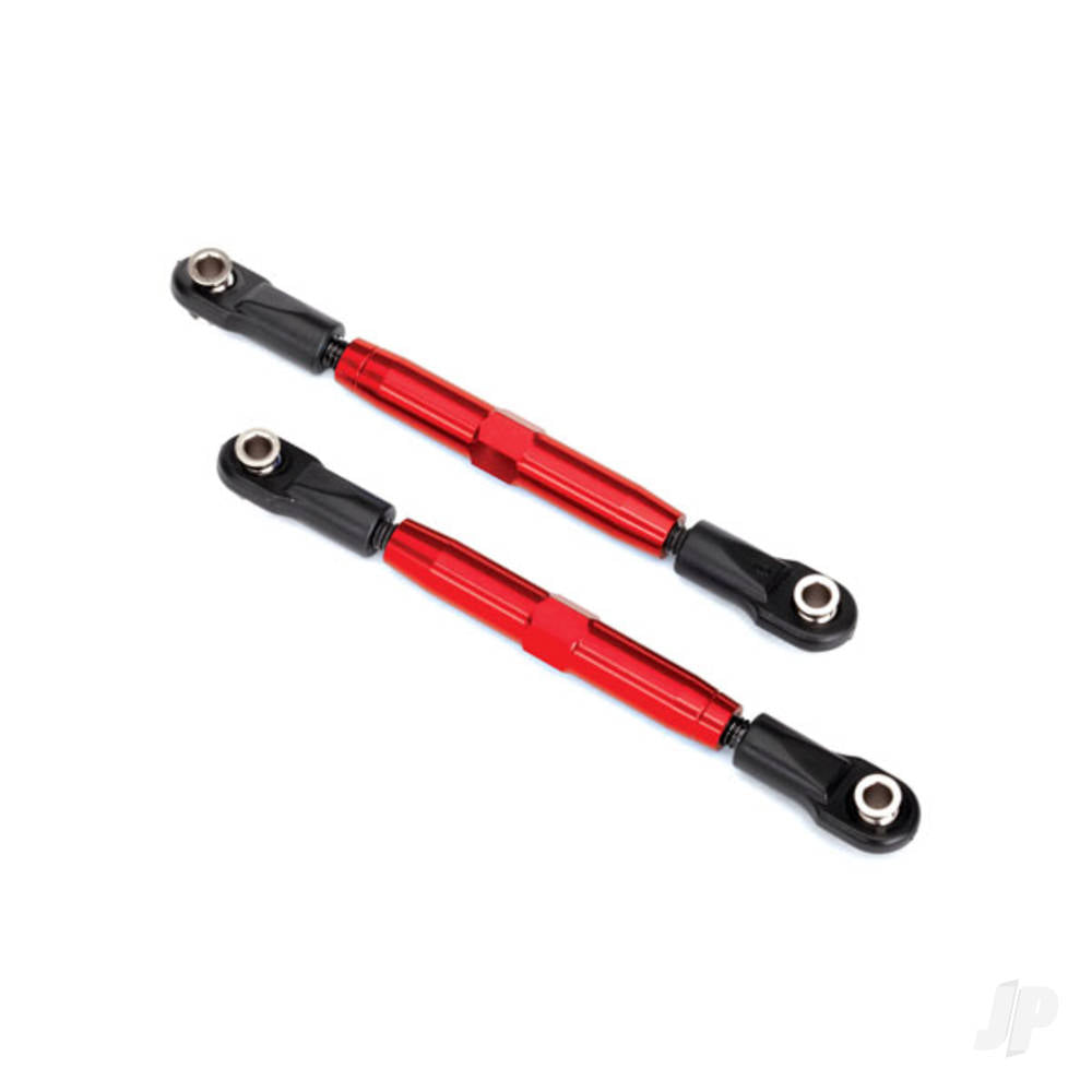 Traxxas Camber links, Rear (Tubes Red-anodised, 7075-T6 aluminium, stronger than titanium) (73mm) (2 pcs) / rod ends (4 pcs) / aluminium wrench (1pc) TRX3644R