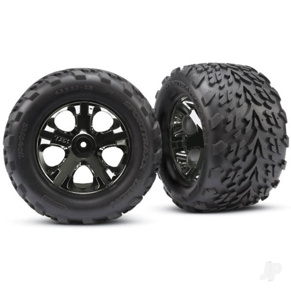 Traxxas Tyres and Wheels, Assembled Glued (2.8in) (2 pcs) TRX3669A