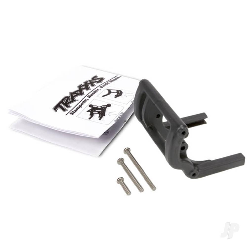 Traxxas Wheelie bar mount (1pc) / hardware (black) TRX3677