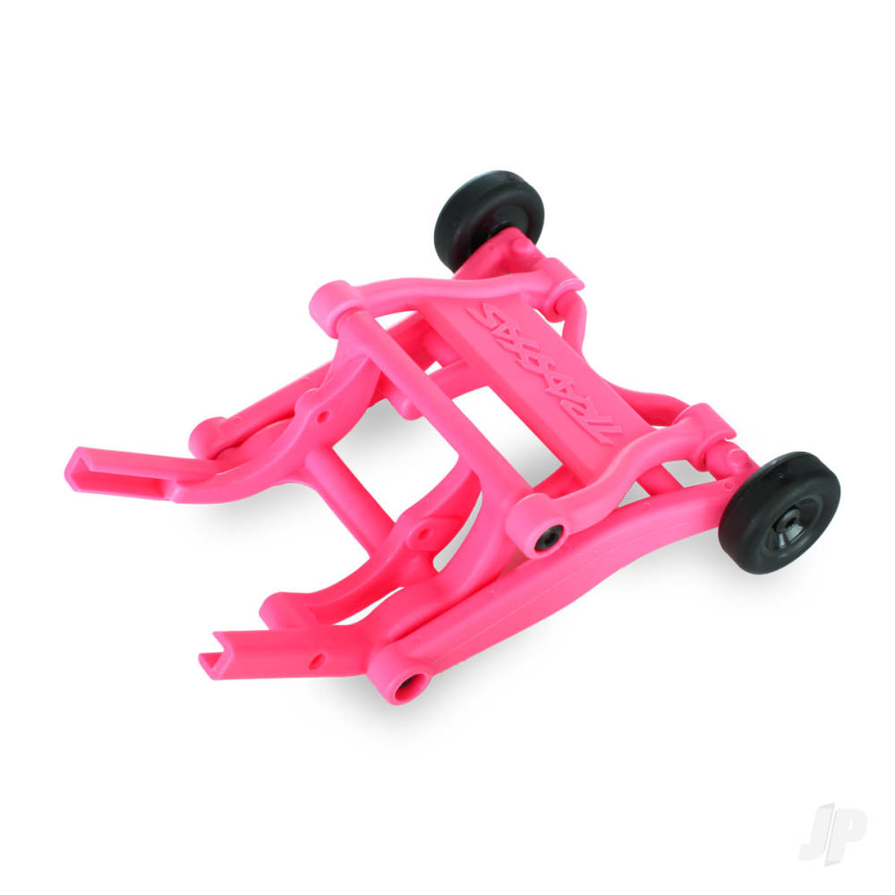 Traxxas Wheelie bar, assembled (pink) (fits Slash, Bandit, Rustler, Stampede series) TRX3678P