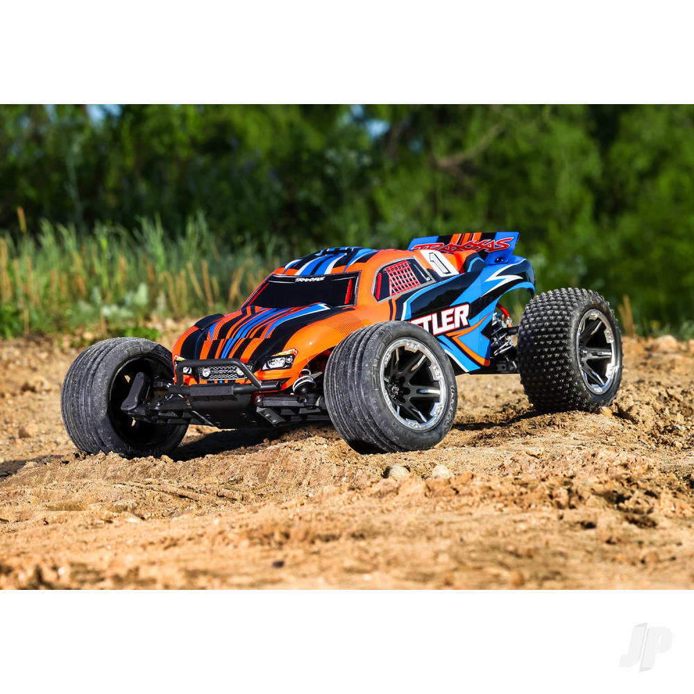 Traxxas Rustler HD 1:10 2WD RTR Electric Stadium Truck, Green (TRX37254-8-GRN)