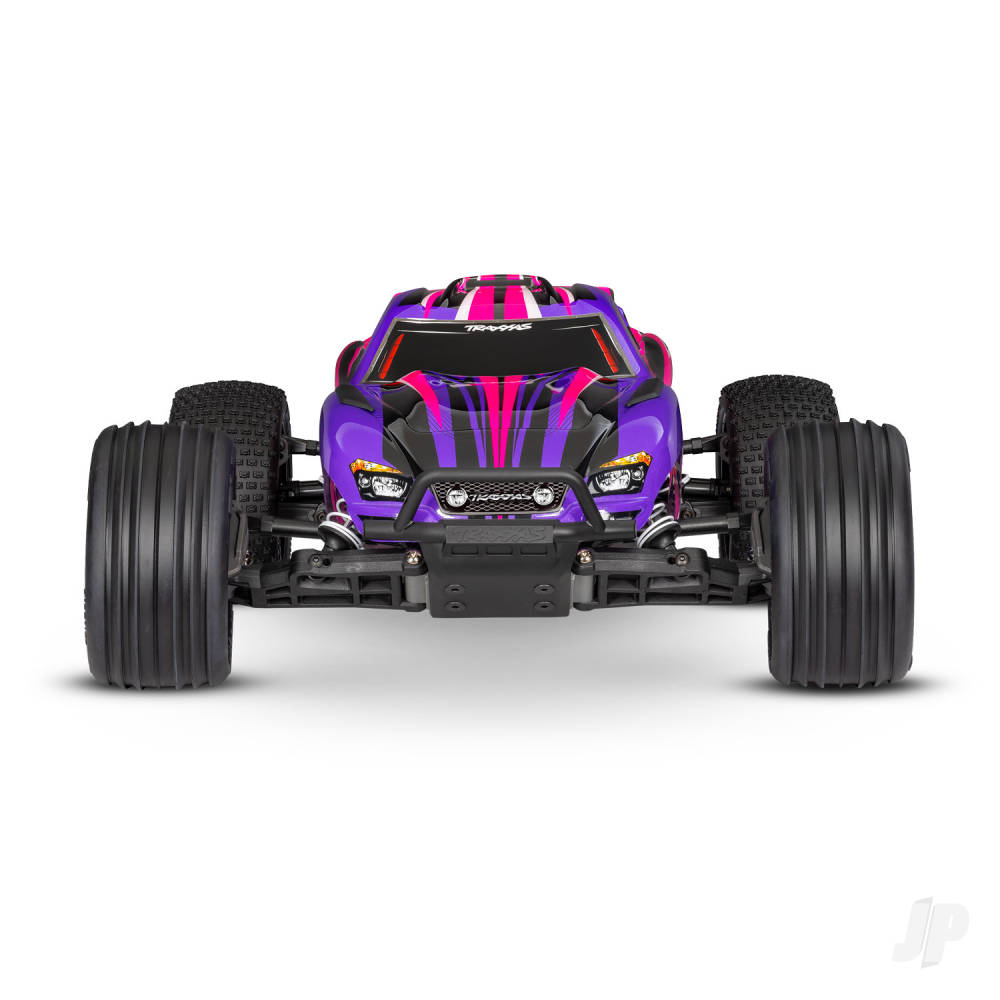 Traxxas Rustler HD 1:10 2WD RTR Electric Stadium Truck, Pink (TRX37254-8-PINK)